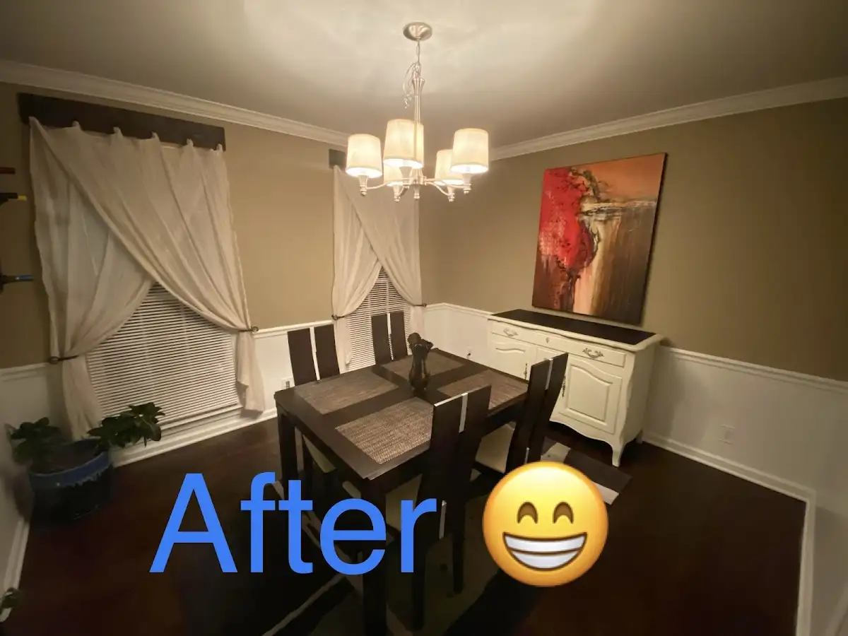 Professional dining room restoration after water damage in Plover